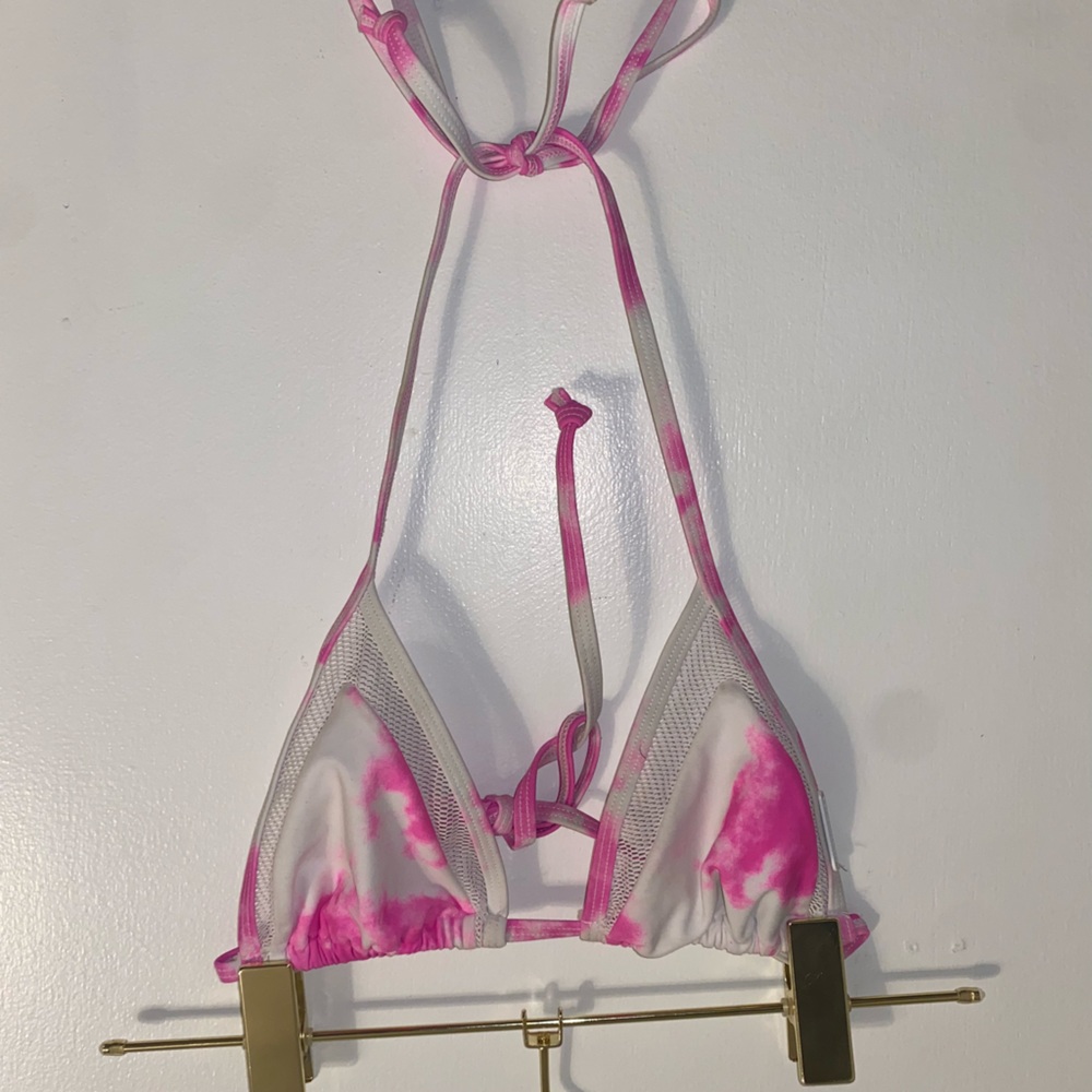Kendal and Kylie pink tie dye bathing suit